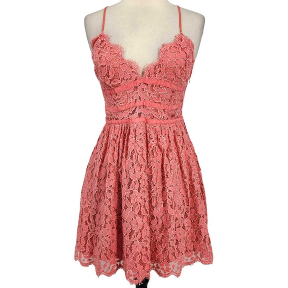NBD Pink Floral Dress